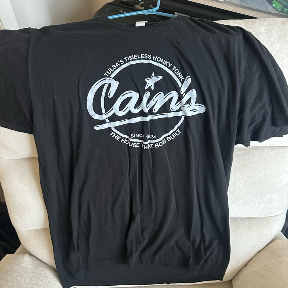 Tultex Black Graphic Tee